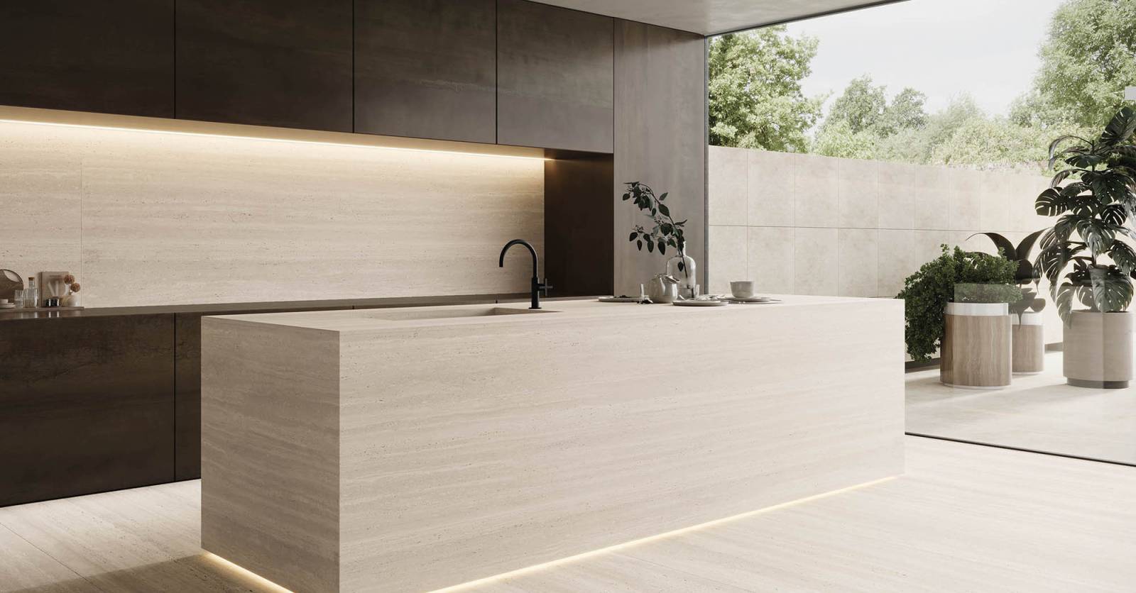 Carrelage grand format XXL pour un effet de grandeur - Uzès dans le Gard