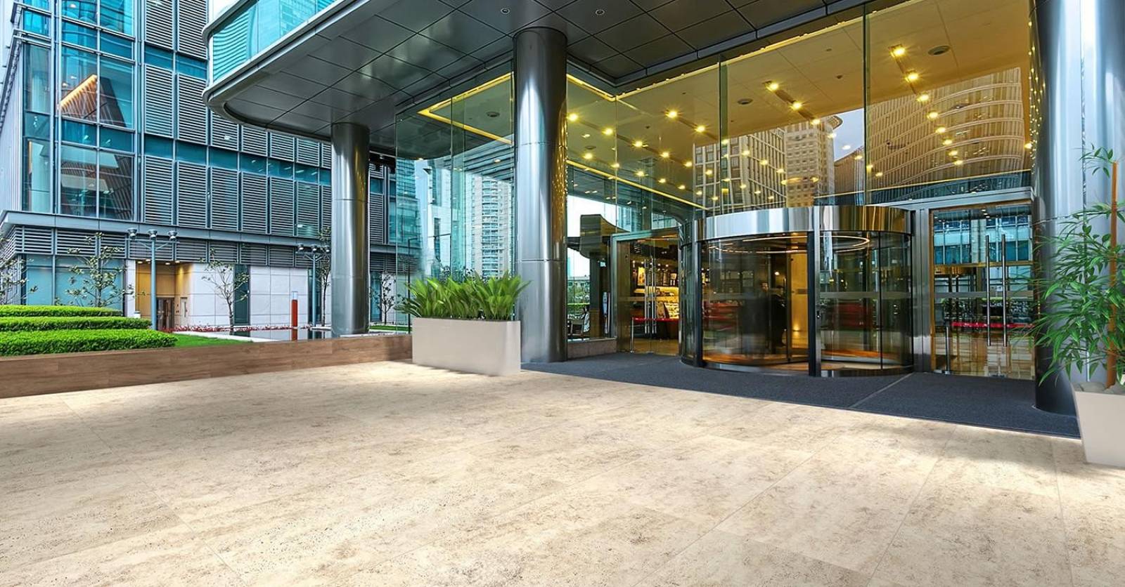 carrelage terrasse exterieur imitation travertin