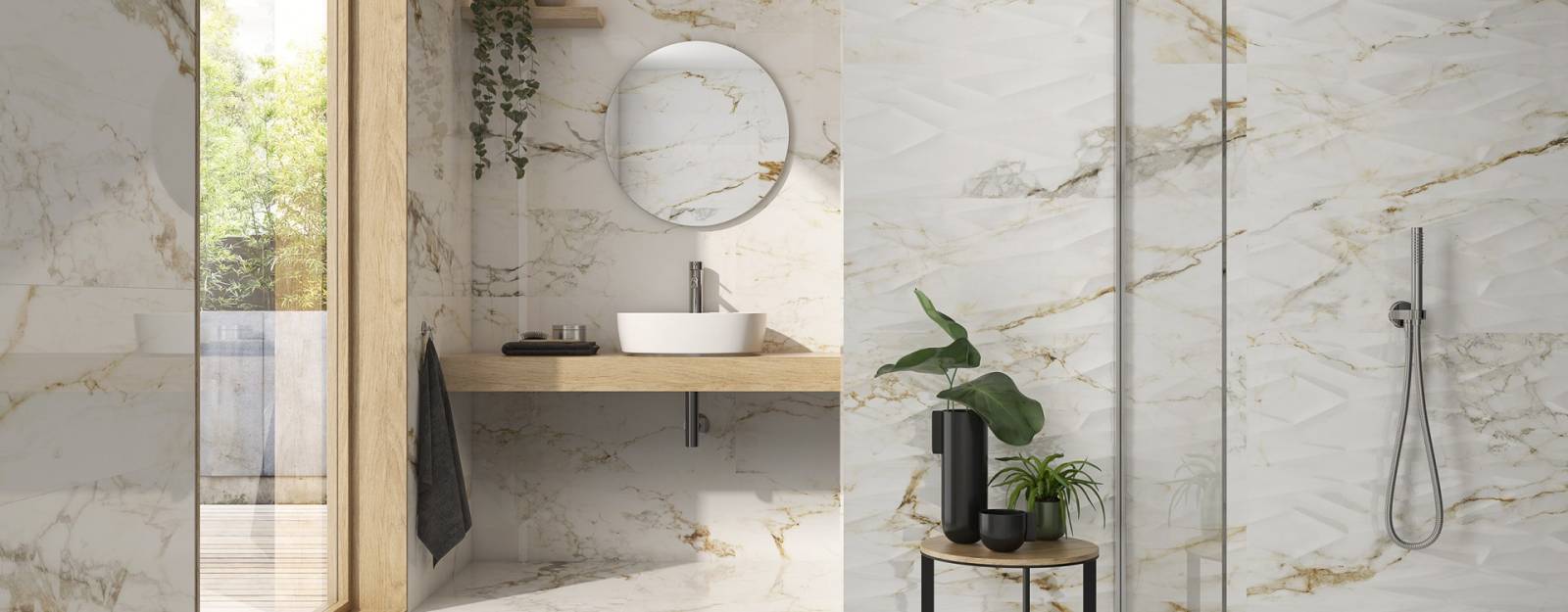 Carrelage de salle de bain effet marbre pour intérieur extraordinaire à Nîmes