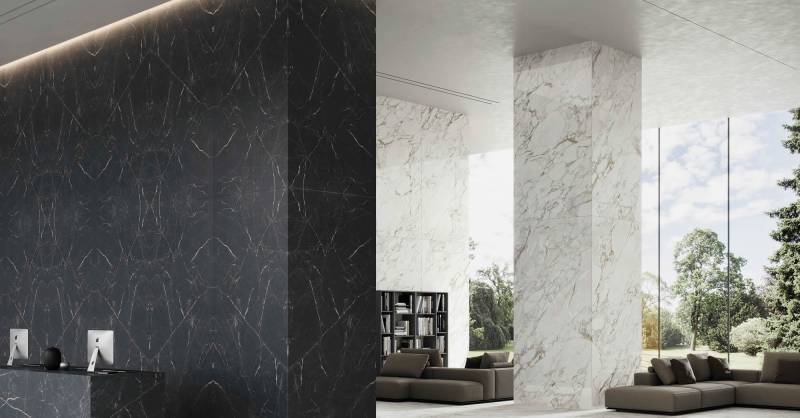 Carrelage grand format XXL / grande taille pour pièce d'intérieur à Uzès dans le Gard