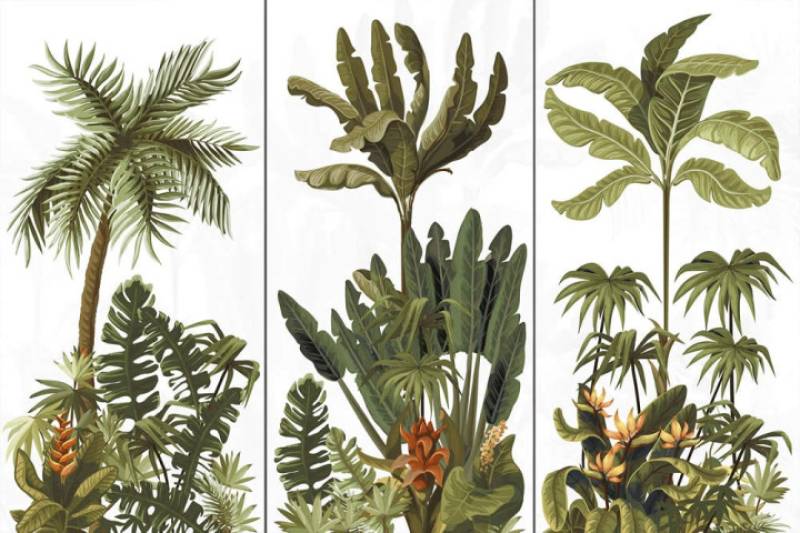 Vente de carrelage panneau mural floral XXL en plusieurs dimensions à Uzès dans le Gard