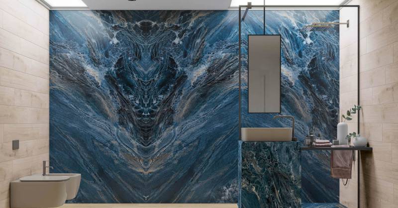 Carrelage de salle de bain effet marbre pour intérieur extraordinaire à Nîmes