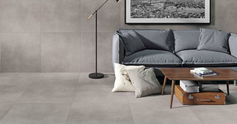 Carrelage effet béton - intérieur comme extérieur à Nîmes dans le Gard