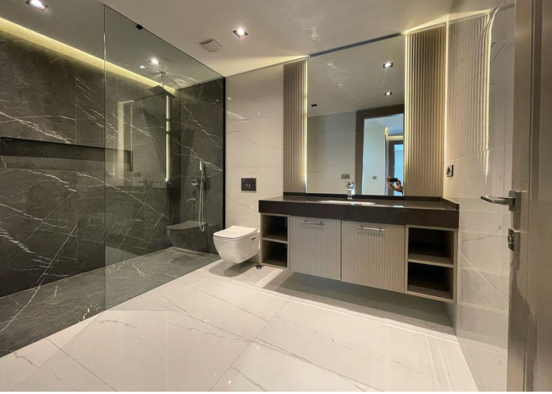 Carrelage de salle de bain effet marbre pour intérieur extraordinaire à Nîmes