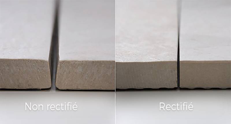 Quelle est la différence entre un carrelage rectifié et non-rectifié à Alès proche d Uzès?
